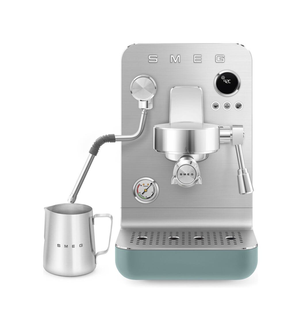 Smeg Selection EMC02EGMEU 50'S Style Macchina da caffè manuale - verde smeraldo