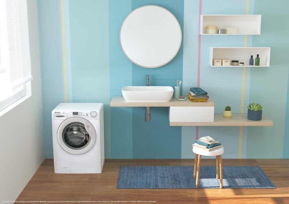 Candy EY294DWM5/1-S Easy Lavatrice cm. 60 - capacità 9 kg - bianco