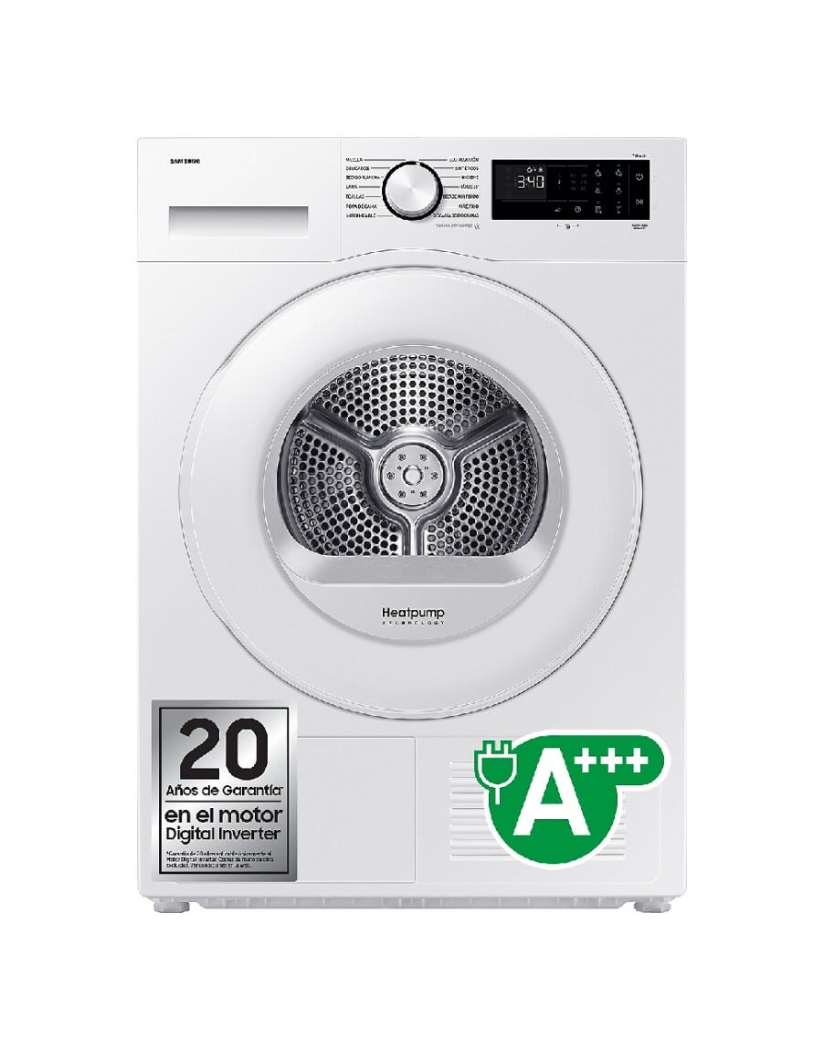 Samsung DV90DG52A0 Asciugatrice cm. 60 - capacità 9 kg - bianco