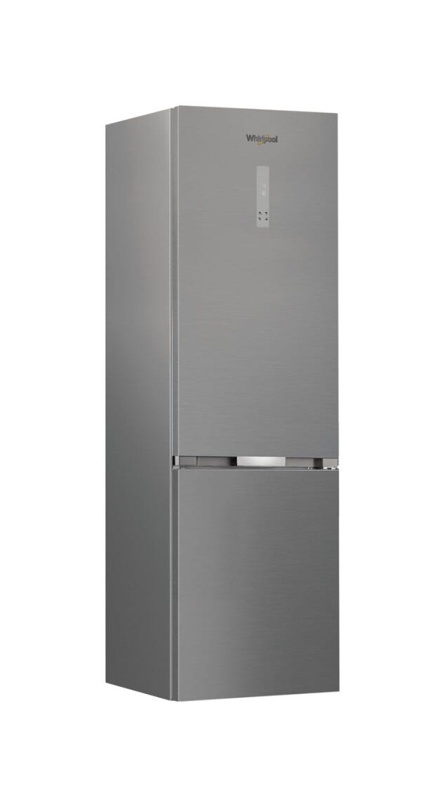 Whirlpool WHK26404XP7E Frigorifero con congelatore a libera installazione cm. 60 h. 204 - lt. 355 - inox