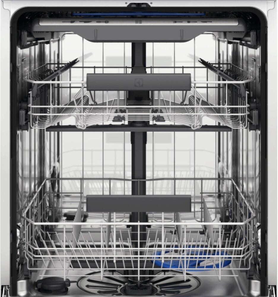 Electrolux ESS68600SX Serie 700 GlassCare Lavastoviglie a libera installazione cm. 60 - 14 coperti - inox anti-impronta