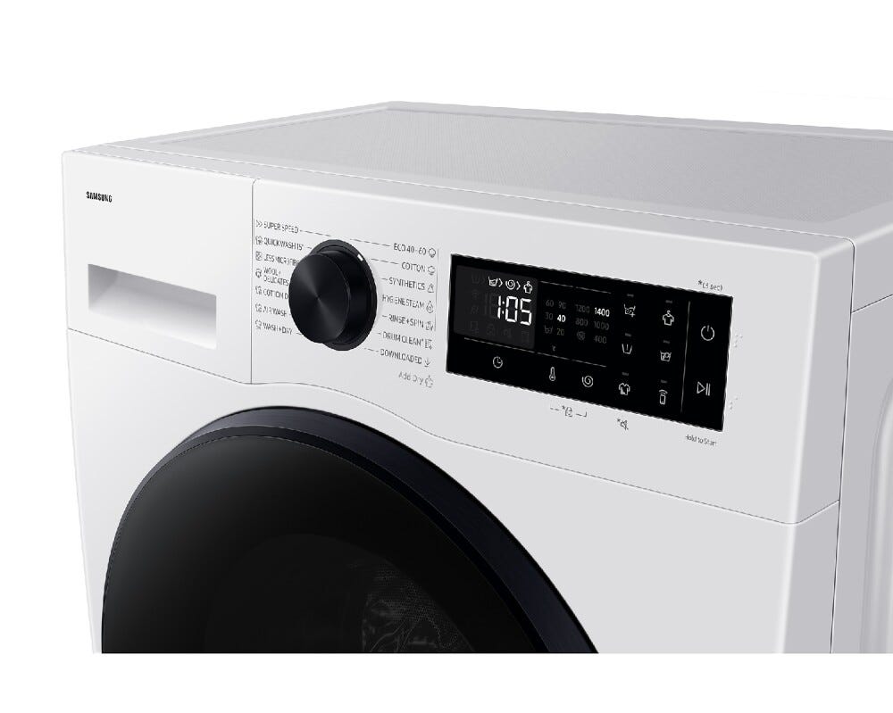 Samsung WD90DG5G3BELE Lavasciuga cm. 60 - lavaggio 9 kg - asciugatura 5 kg - bianco