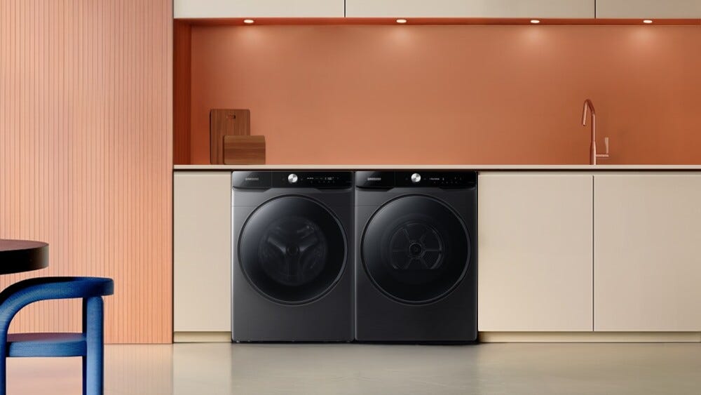 Samsung DV16DG8600BVU3 AI Control Asciugatrice cm. 60 - capacità 16 kg - nero