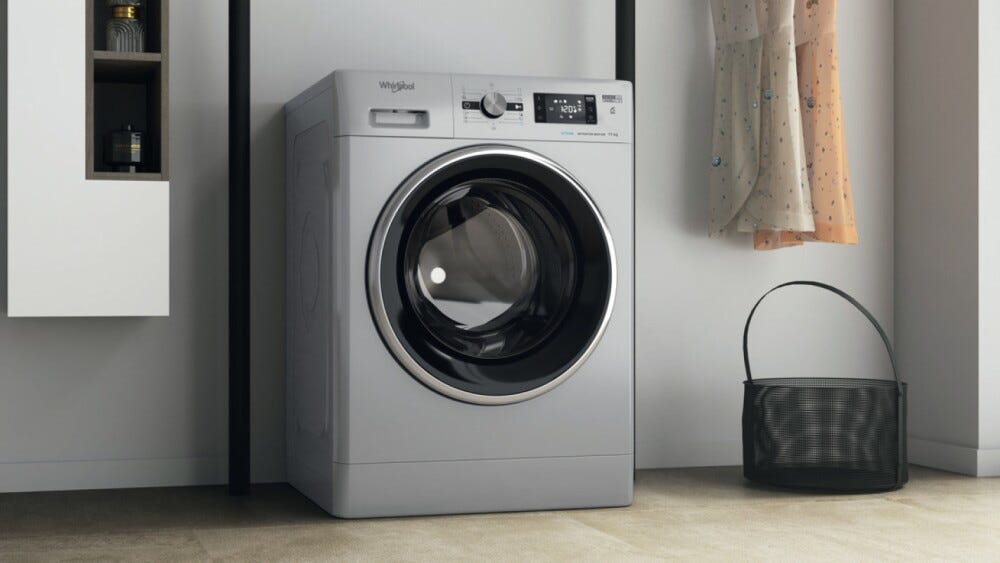 Whirlpool AWG 1114SD Lavatrice cm. 60 - capacità 11 kg - argento