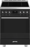 Smeg C6IPMBM2 Classica Cucina da accosto cm. 60x60 - 4 zone induzione + forno elettrico pirolitico - nero