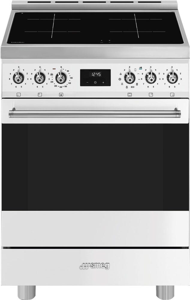 Smeg C6IPWHM2 Classica Cucina da accosto cm. 60x60 - 4 zone induzione + forno elettrico pirolitico - bianco