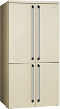 Smeg FQ960P6 Victoria Frigorifero con congelatore 4 porte cm. 91 h. 187 - lt. 572 - panna