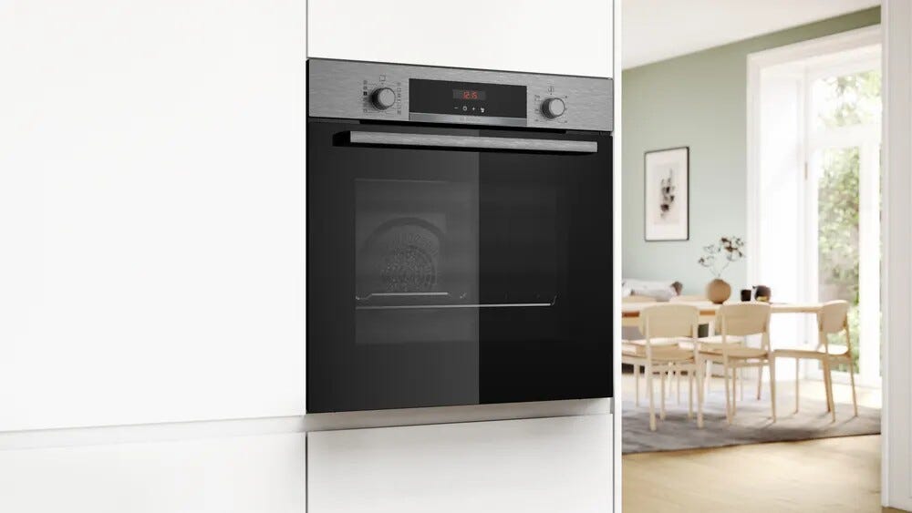 Bosch HQA574ES3 4 Forno incasso pirolitico combinato a vapore cm. 59 - inox
