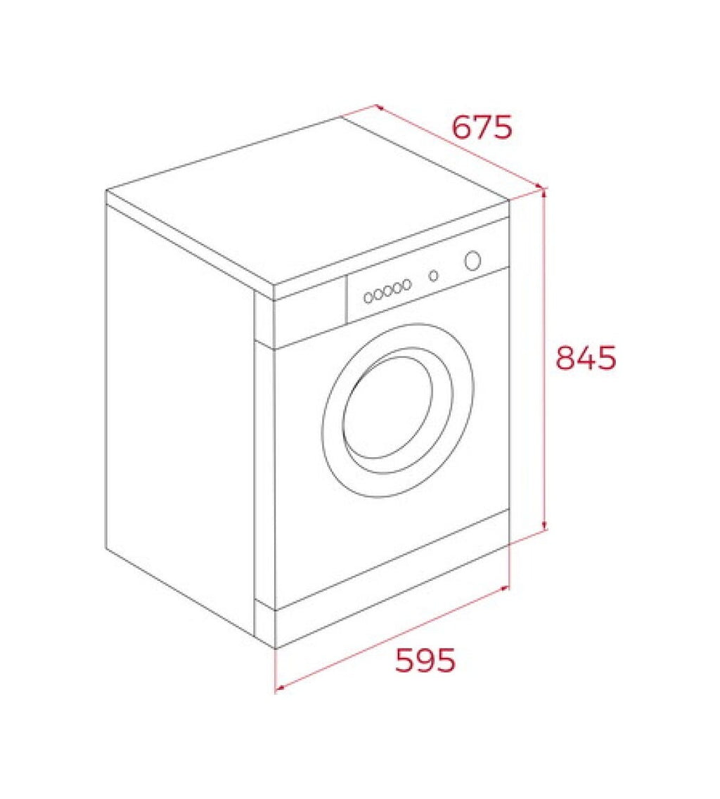 Teka SHK 81030 WH Asciugatrice cm. 60 - capacità 10 kg - bianco