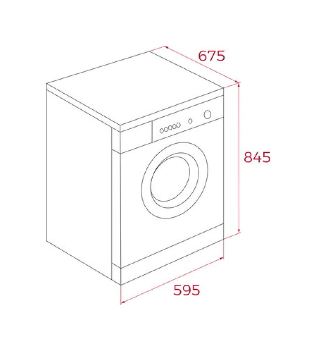 Teka SHK 81030 WH Asciugatrice cm. 60 - capacità 10 kg - bianco