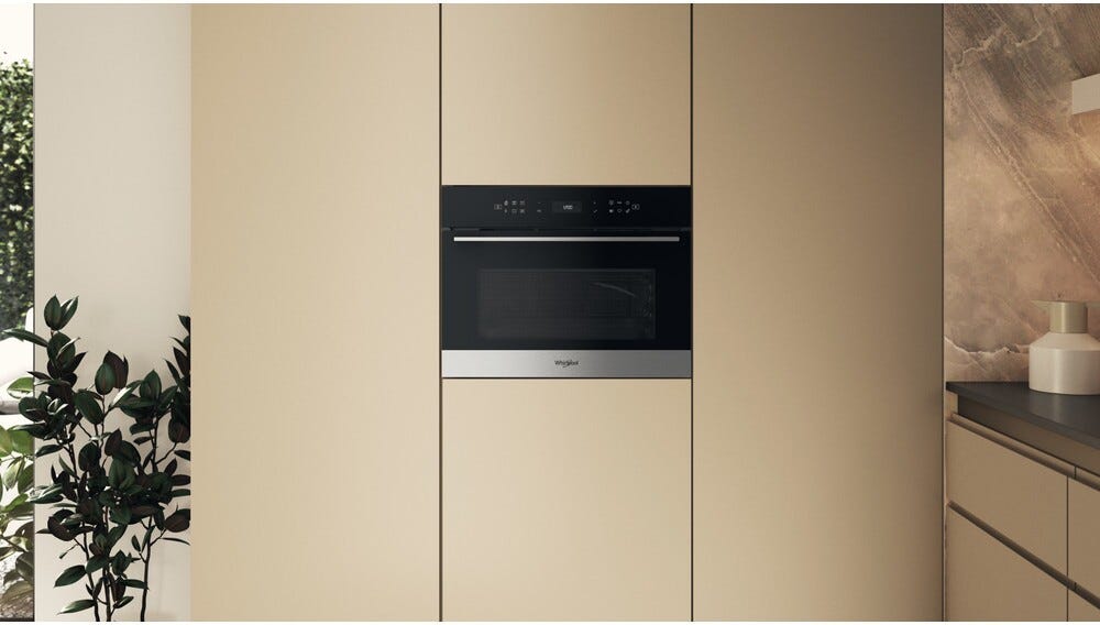 Whirlpool WCW7O7HTSX Forno microonde da incasso cm. 60 h. 46 - acciaio