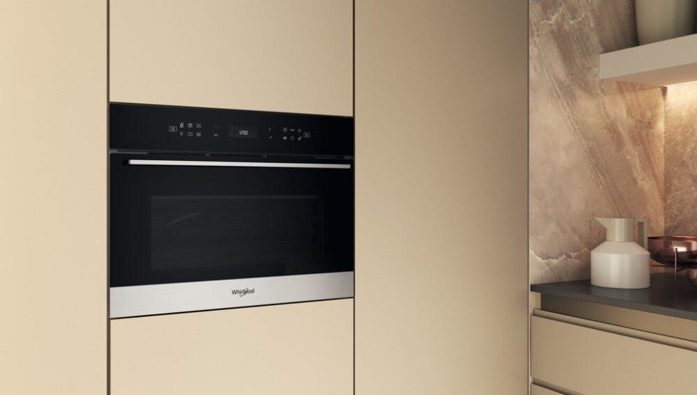 Whirlpool WCW7O7HTSX Forno microonde da incasso cm. 60 h. 46 - acciaio