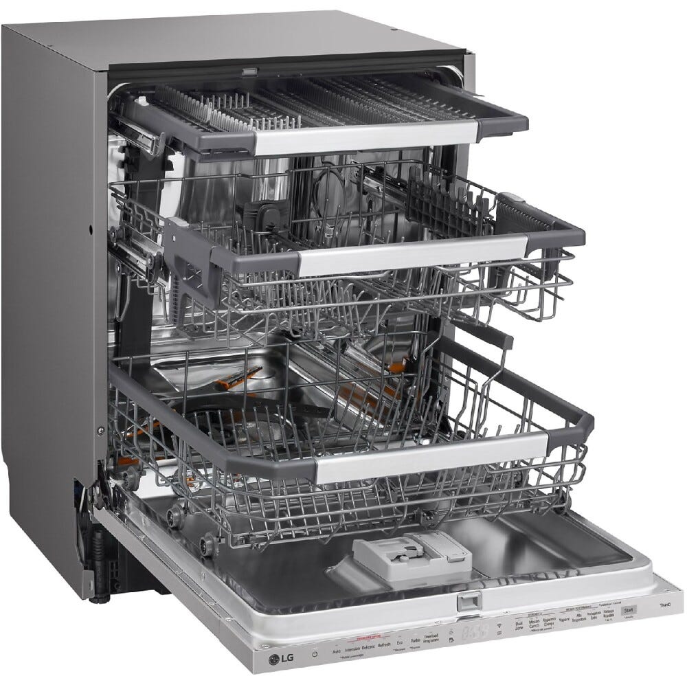 LG DB597TXS Serie 5 Quadwash Lavastoviglie integrata totale cm. 60 - 14 coperti