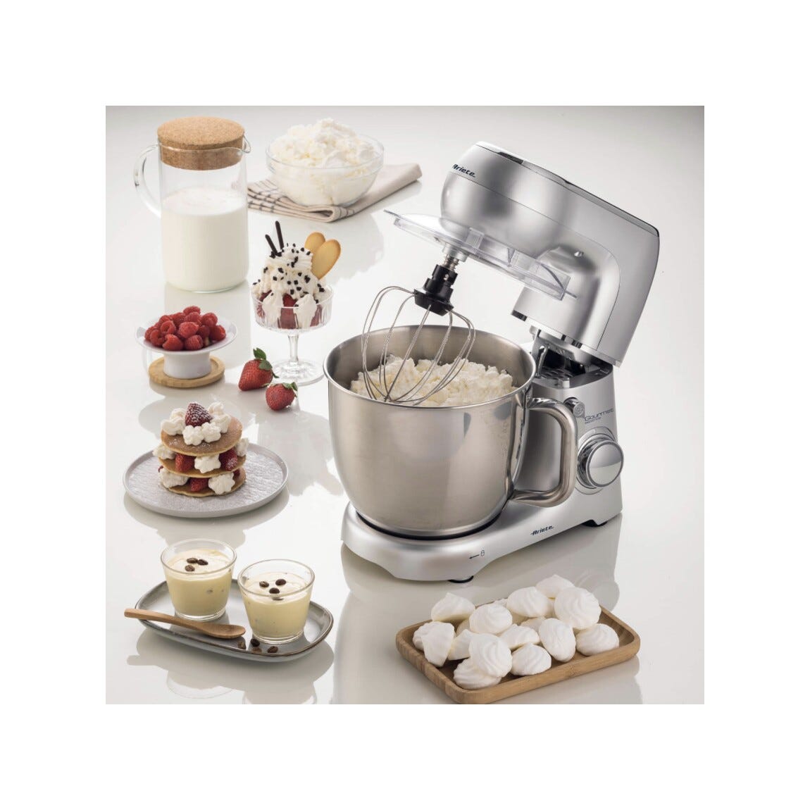 Ariete 1583/00 Gourmet Essence Impastatrice planetaria lt. 5,2 - inox