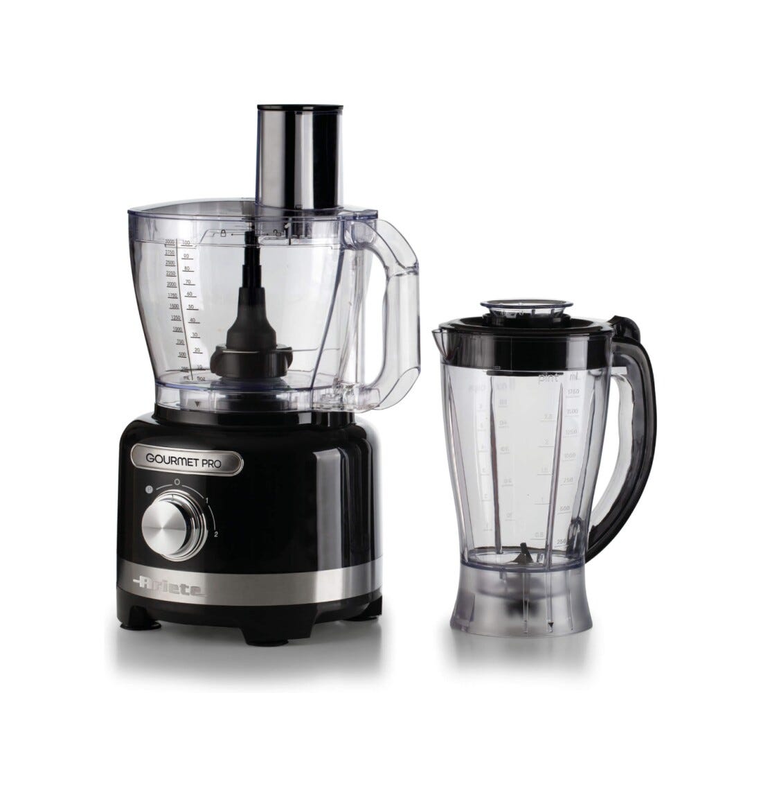 Ariete 1782/02 Gourmet Pro Moderna Frullatore con tazza in vetro - nero
