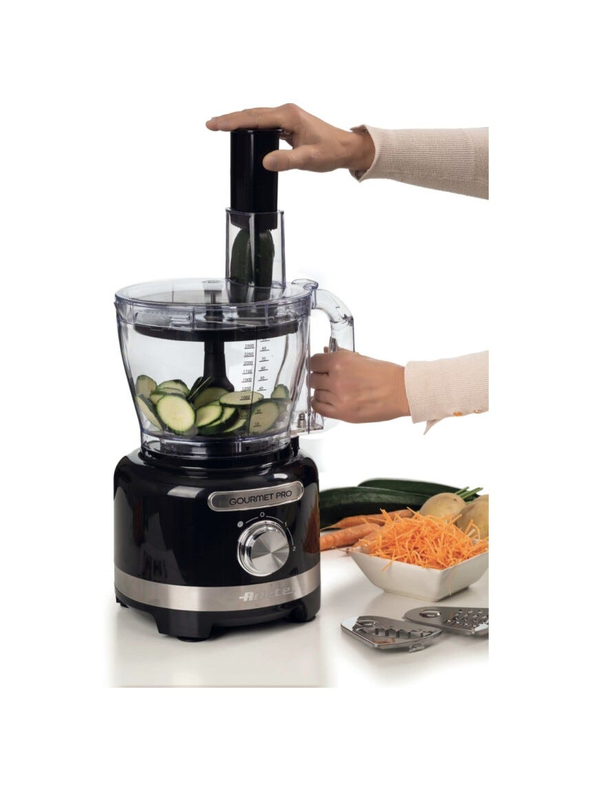 Ariete 1782/02 Gourmet Pro Moderna Frullatore con tazza in vetro - nero