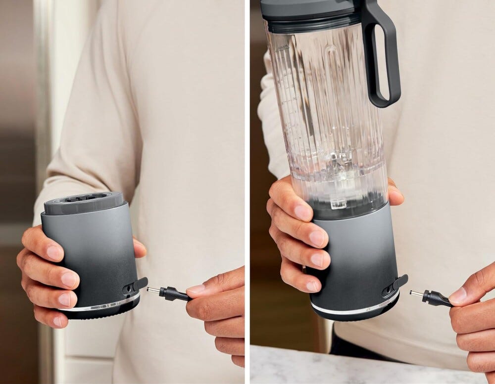 Ninja BC251EUGY Blast MAX Frullatore portatile senza fili 570 ml - grigio
