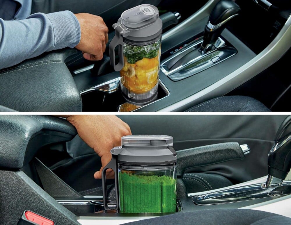 Ninja BC251EUGY Blast MAX Frullatore portatile senza fili 570 ml - grigio