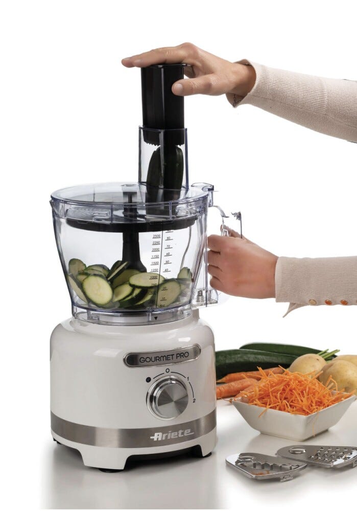 Ariete 1782/01 Gourmet Pro Moderna Frullatore con tazza in vetro - bianco