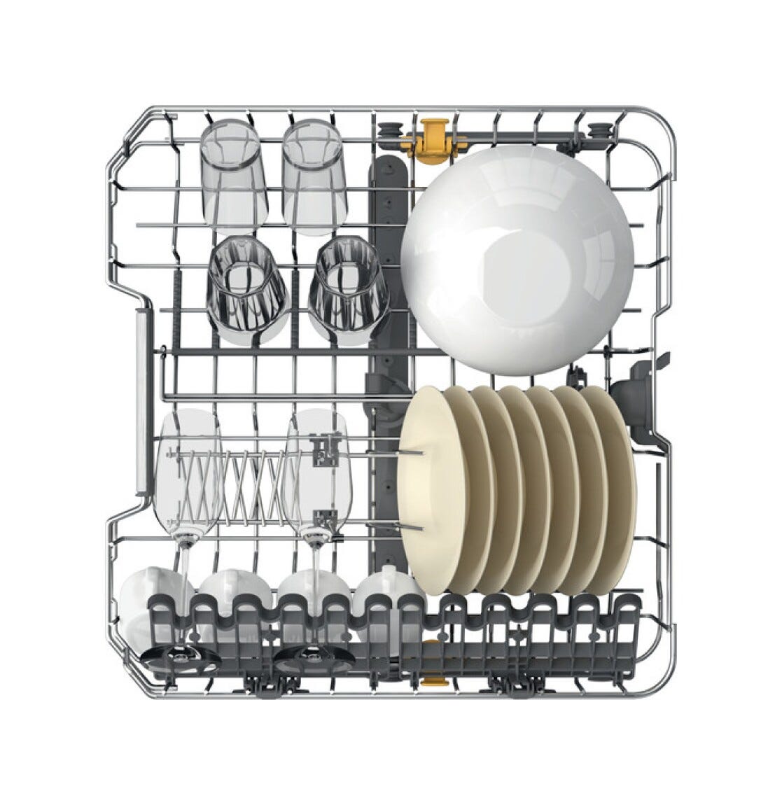 Whirlpool WH8IA15AM3TUCH0 Lavastoviglie integrata totale cm. 60 - 15 coperti