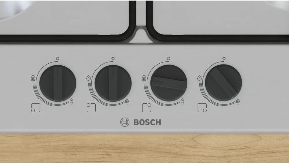 Bosch PGP6B5K80 Piano cottura a gas cm. 58 - inox