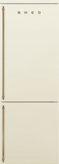 Smeg FA8005RPO6 Coloniale Frigorifero con congelatore a libera installazione cm. 71 h. 196 - lt. 481 - panna - cerniere destra