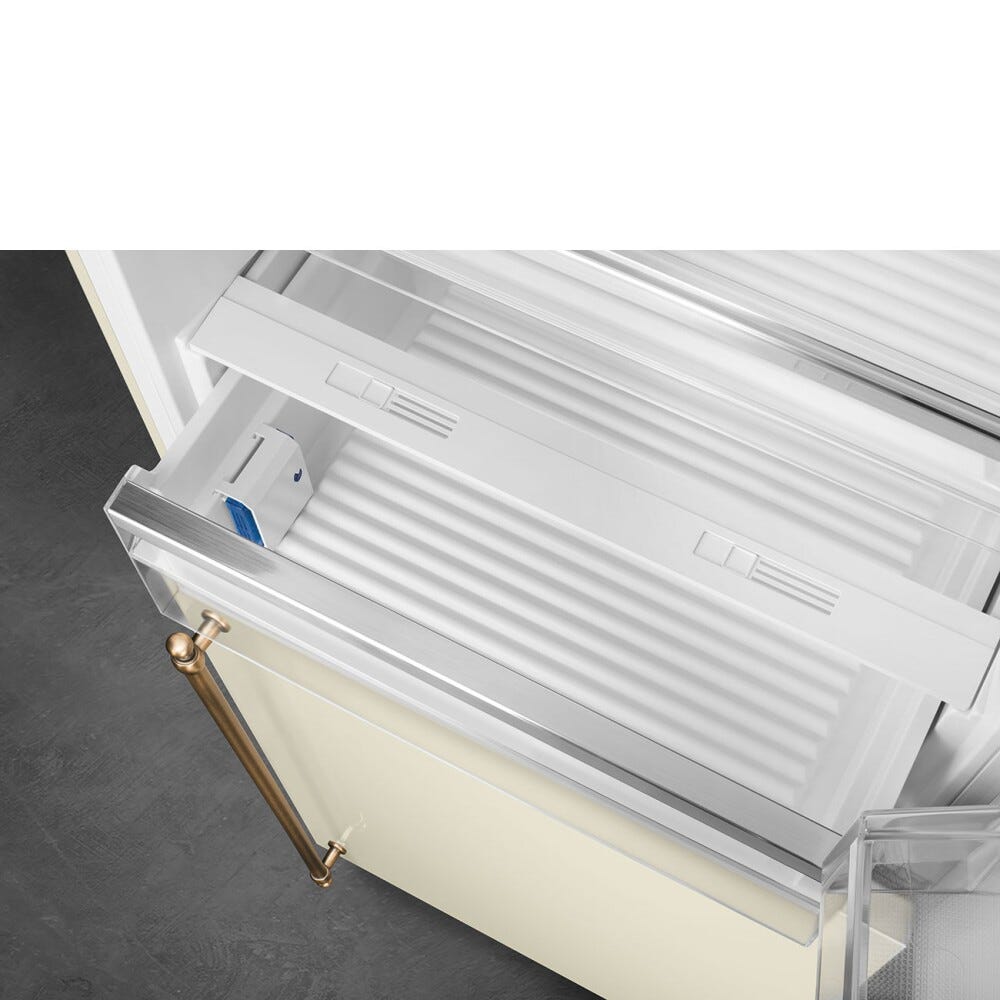Smeg FA8005RPO6 Coloniale Frigorifero con congelatore a libera installazione cm. 71 h. 196 - lt. 481 - panna - cerniere destra
