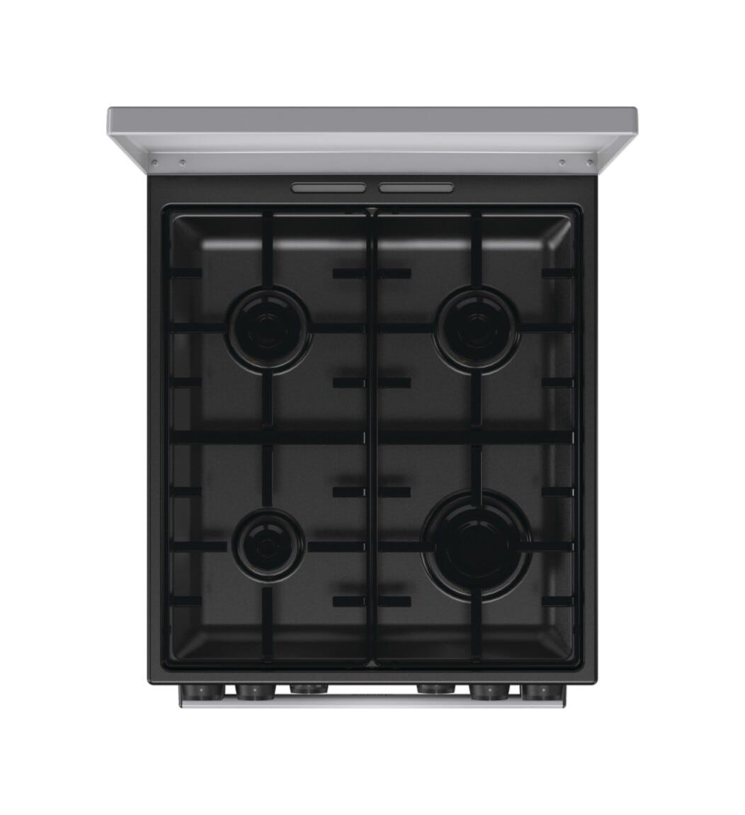 Gorenje GK5C63SH G600 Cucina da accosto cm. 50 - 4 zone a gas + 1 forno elettrico - grigio