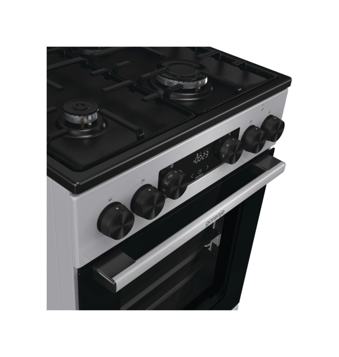 Gorenje GK5C63SH G600 Cucina da accosto cm. 50 - 4 zone a gas + 1 forno elettrico - grigio