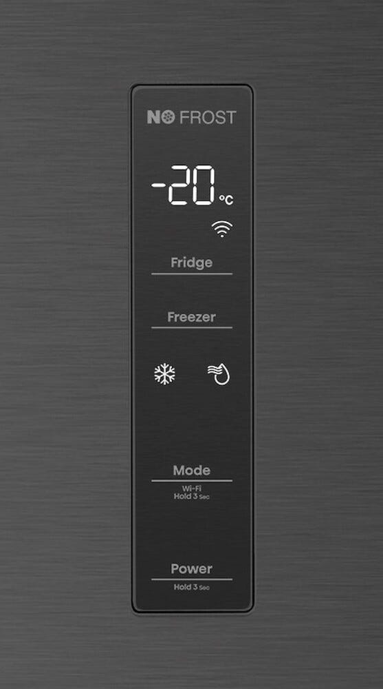 Hisense RF632N4WFE1 Frigorifero con congelatore french cm. 70 h. 200 - lt. 485 - black inox