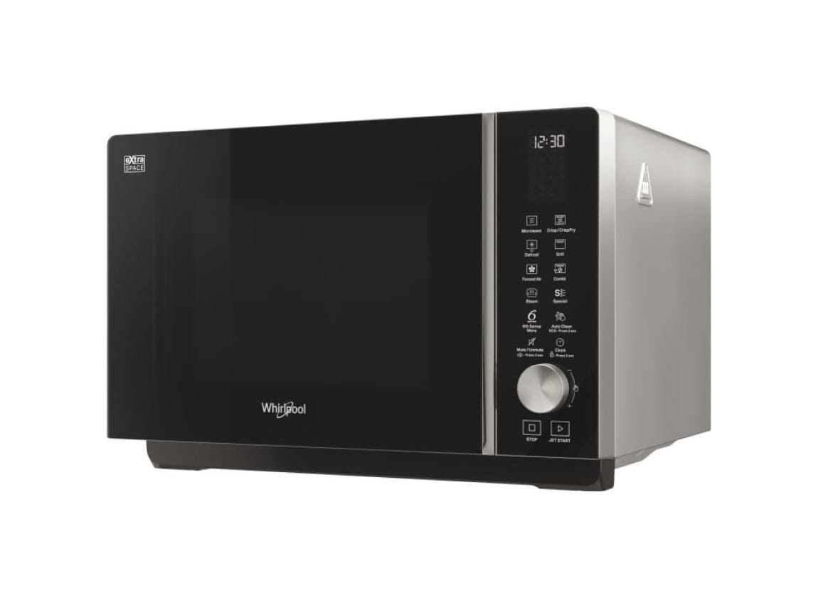 Whirlpool MWF 259 SBDMX Forno microonde con grill cm. 49 - argento/nero