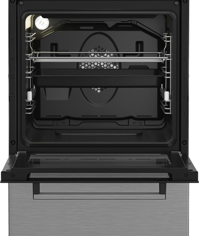 Beko FSM52332DXDT Cucina da accosto cm 50 - 4 fuochi + 1 forno elettrico - inox