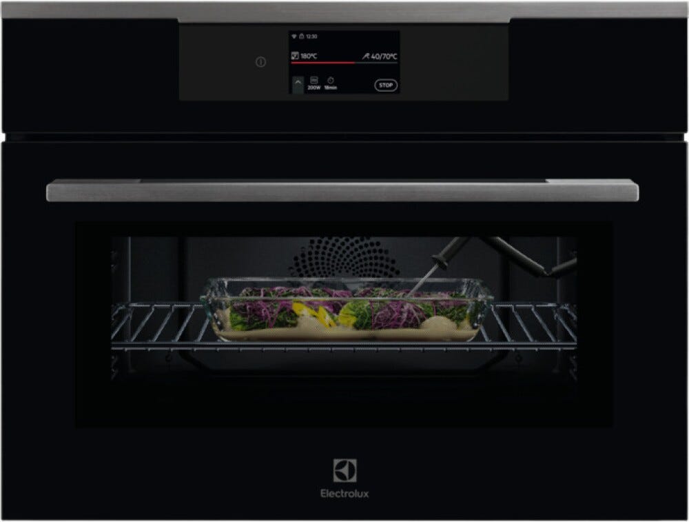 Electrolux KVLAE2XH Serie 800 MealAssist CombiQuick Forno combinato a microonde cm. 60 h. 45 - nero