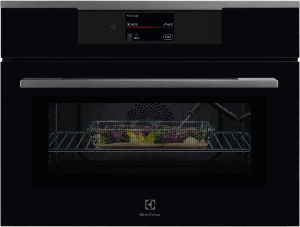 Electrolux KVLAE2XH Serie 800 MealAssist CombiQuick Forno combinato a microonde cm. 60 h. 45 - nero