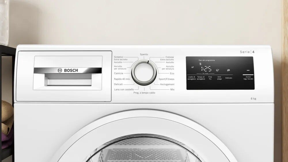 Bosch WTH8521EII 4 Asciugatrice cm. 60 - capacità 8 kg - bianco