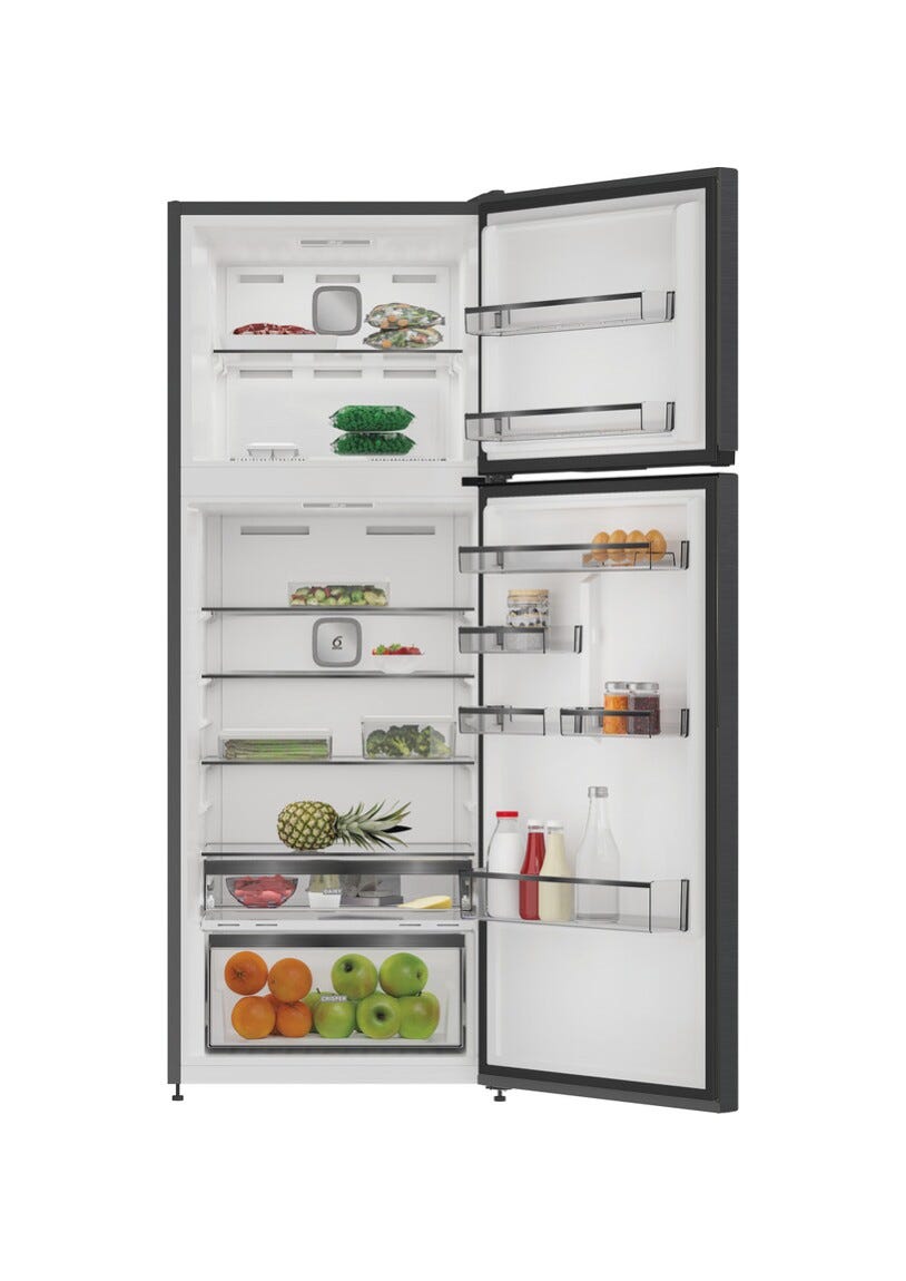 Whirlpool FRWH WHD2 6473 X5E IXDL70 Frigorifero con congelatore a libera installazione cm. 70 h. 187 - lt. 477 - inox/nero