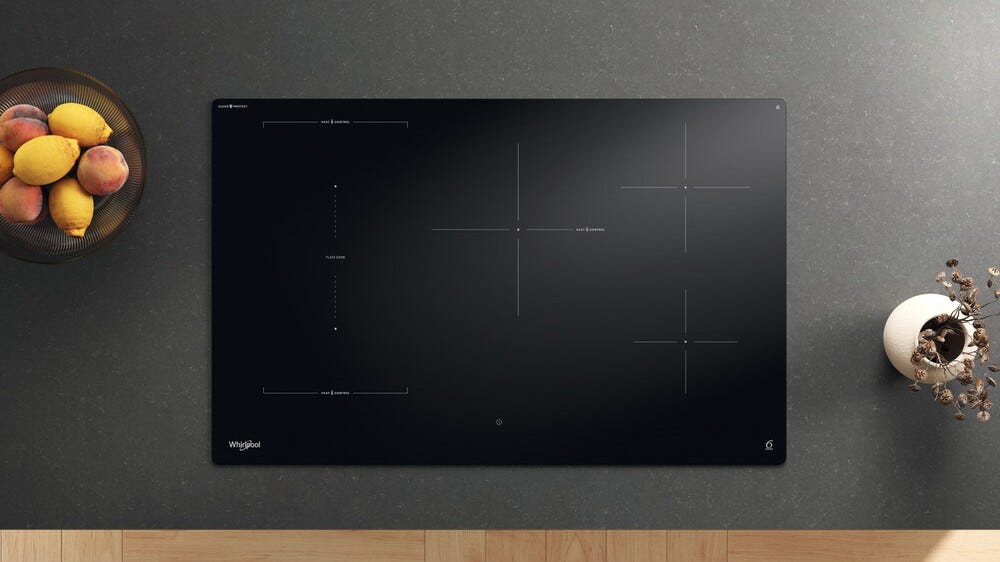 Whirlpool WTX8017DCF2 Collezione W Piano cottura a induzione cm 80 - nero