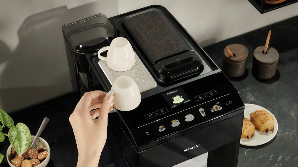 Siemens TQ518RX3 EQ500 Macchina per caffè automatica - nero