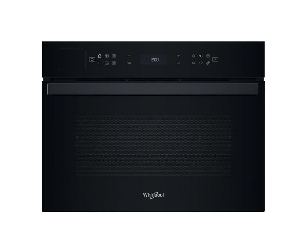 Whirlpool WCS6A9PHTSBA Forno elettrico da incasso 48 L, tecnologia Cook3, Forced Air, pulizia Steam Cleaning, Nero