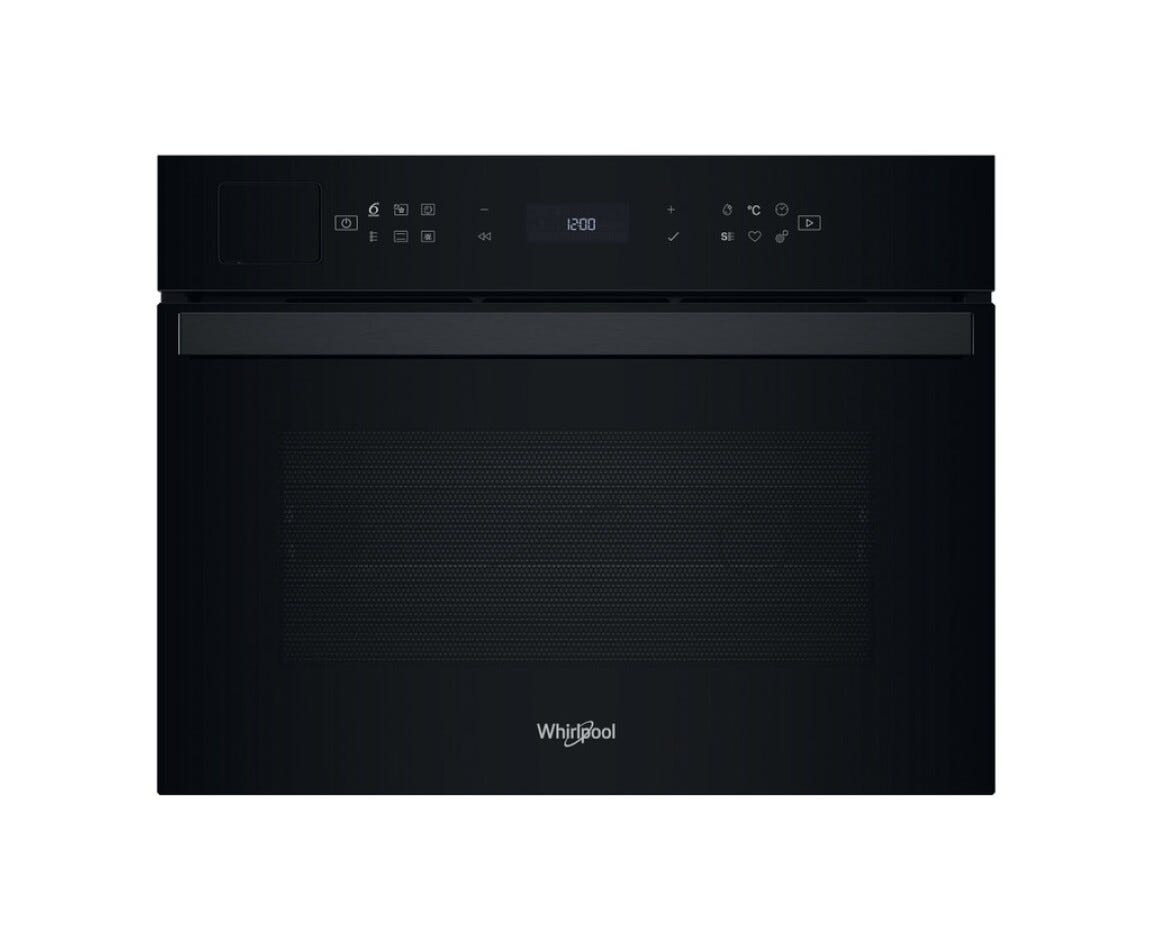 Whirlpool WCS6A9PHTSBA Forno elettrico da incasso 48 L, tecnologia Cook3, Forced Air, pulizia Steam Cleaning, Nero