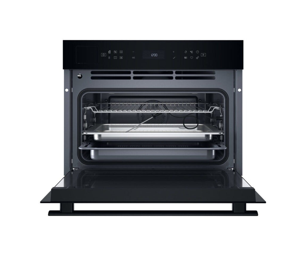 Whirlpool WCS6A9PHTSBA Forno elettrico da incasso 48 L, tecnologia Cook3, Forced Air, pulizia Steam Cleaning, Nero