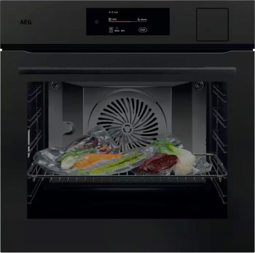 AEG NBP8S731AT Serie 8000 MealAssist Steam Pro Forno multifunzione a vapore cm. 60 - nero opaco