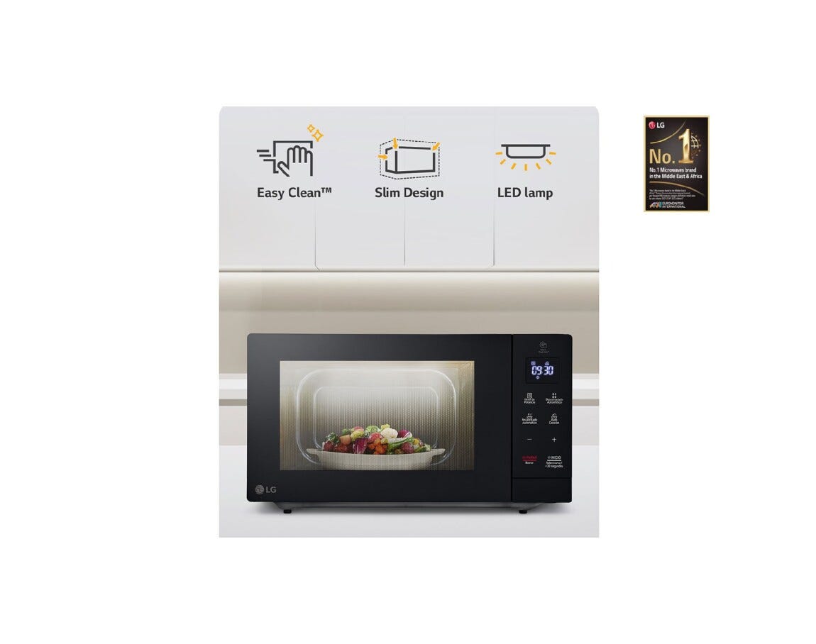 LG MS3032JAS NeoChef Forno a microonde cm. 51 - nero