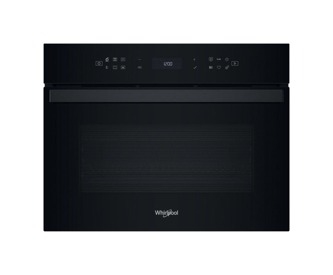 Whirlpool WCW6O7HTB Forno combinato microonde da incasso cm. 60 h. 46 - nero