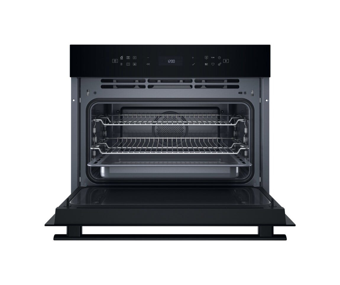 Whirlpool WCW6O7HTB Forno combinato microonde da incasso cm. 60 h. 46 - nero