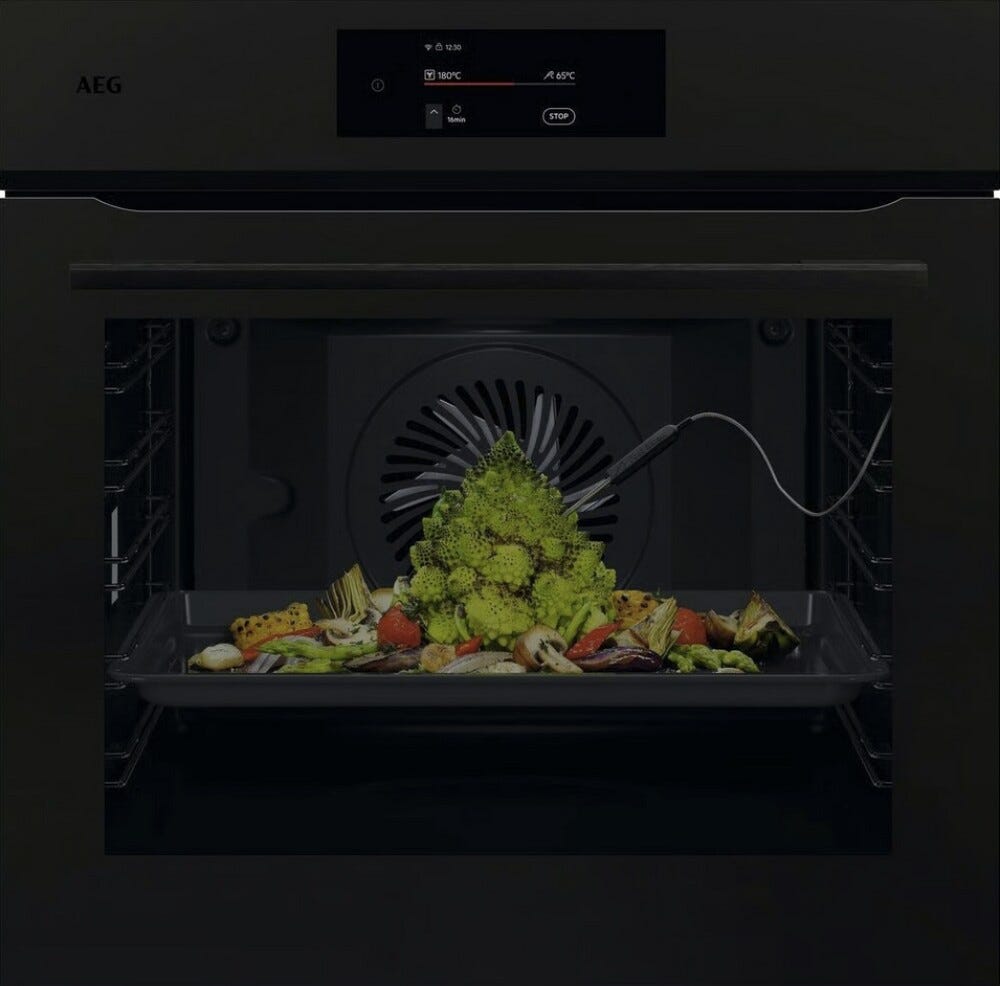 AEG NBE7P731AT Serie 7000 MealAssist Forno multifunzione pirolitico cm. 60 - nero
