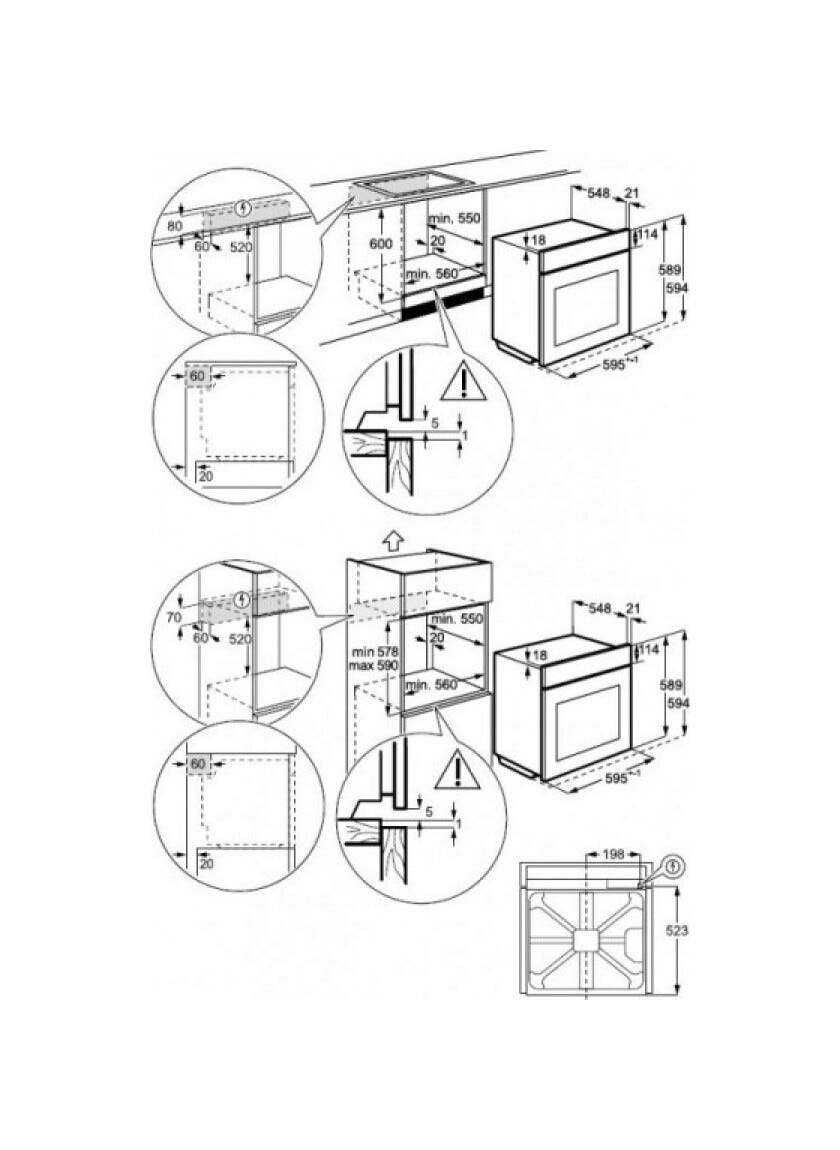 AEG NBR7P631SB Forno multifunzione a vapore - pirolitico - cm. 60 - nero