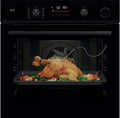 AEG NBR6P531SB 6000 SenseCook Forno a vapore pirolitico, con SteamCrisp, 72 L, Wi‑Fi, nero