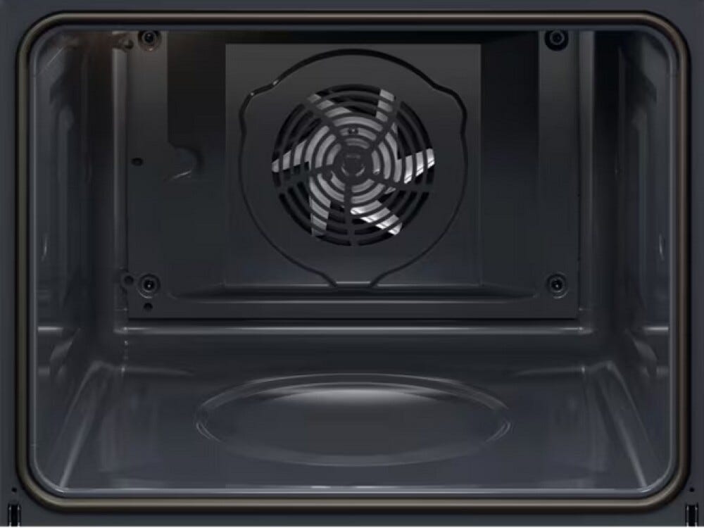 AEG NBR6P531SB 6000 SenseCook Forno a vapore pirolitico, con SteamCrisp, 72 L, Wi‑Fi, nero
