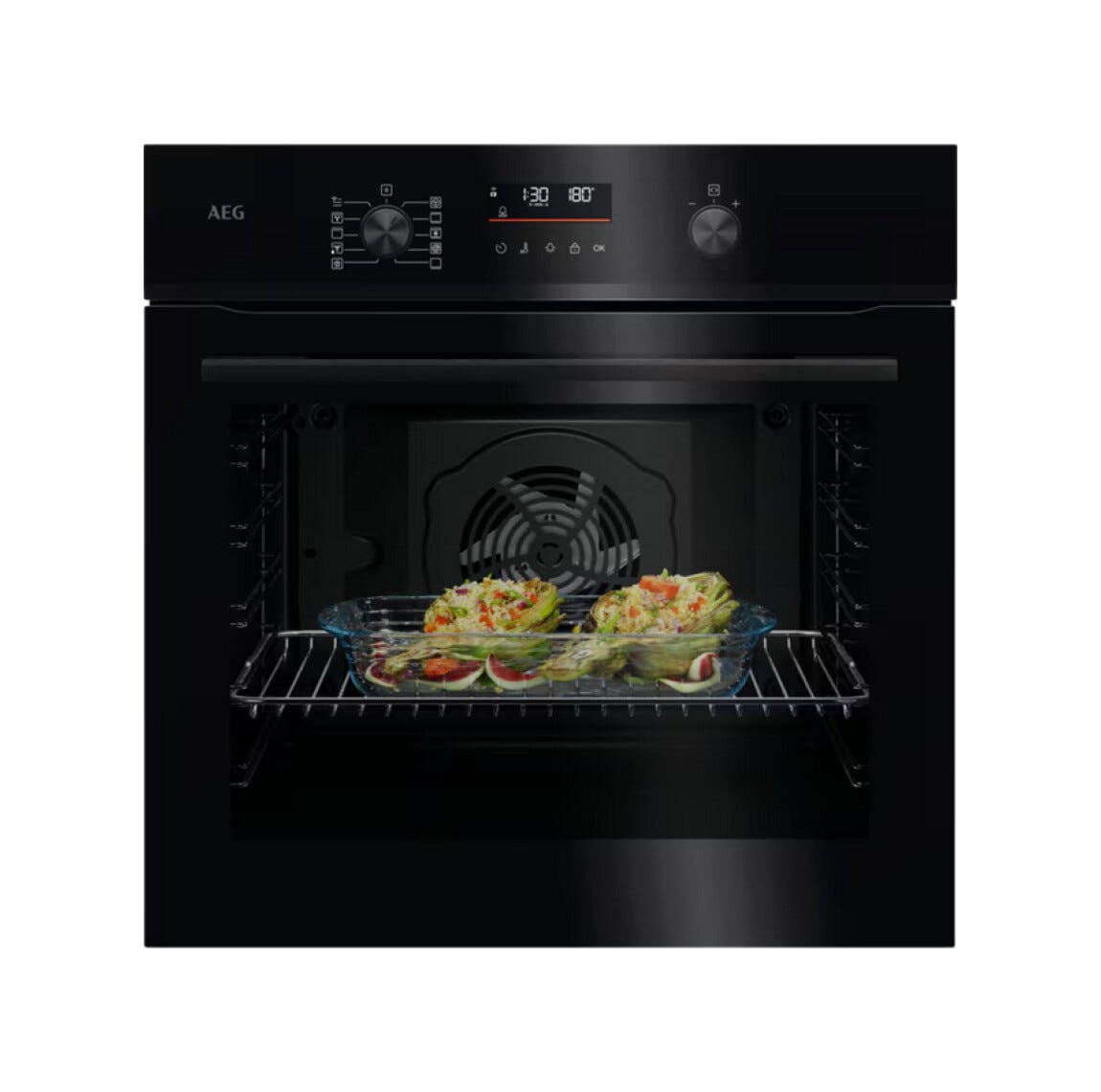 AEG NBU5P431SB 5000 SurroundCook Forno elettrico pirolitico, 72 L, Wi‑Fi, nero